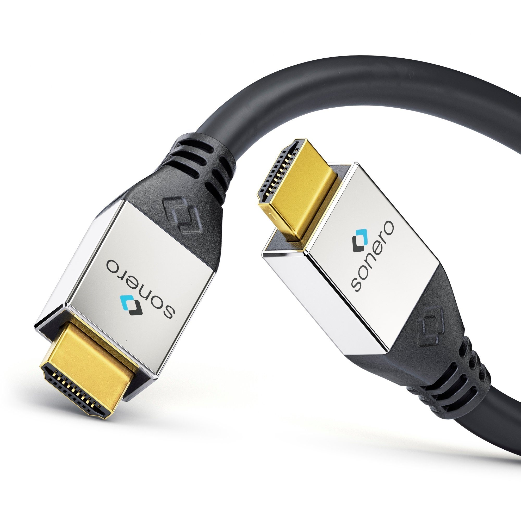 sonero sonero® Premium High Speed HDMI Kabel mit Ethernet, 7,50m, UltraHD / HDMI-Kabel