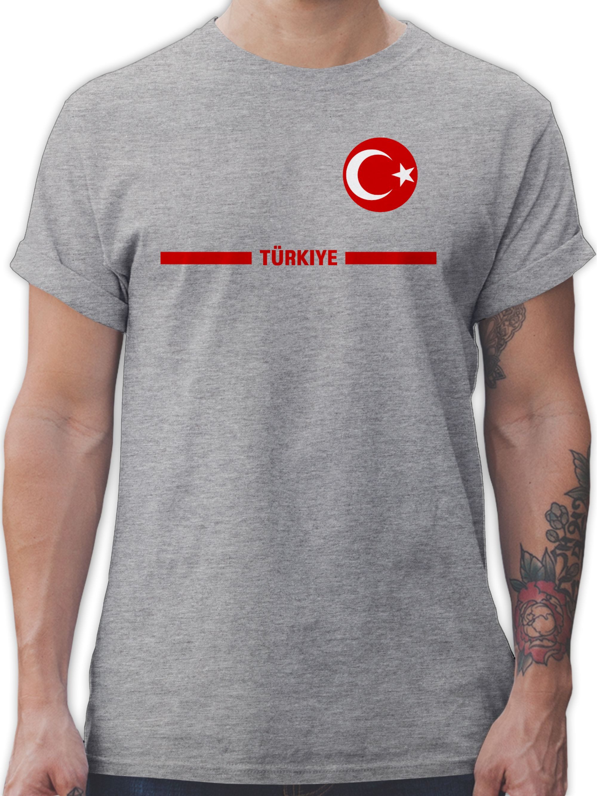 Shirtracer T-Shirt Türkei Trikot Wappen, Türkiye günstig online kaufen