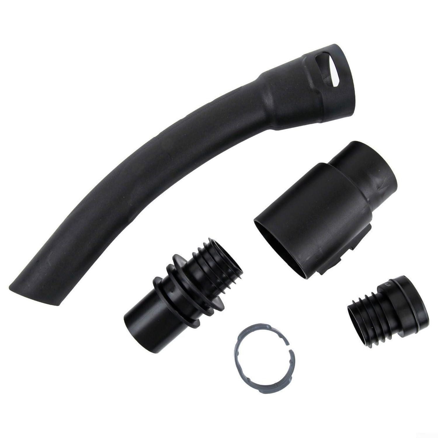 LuxusKollektion Staubsaugerdüsen-Set Schlauchanschluss-Set 4-tlg. Schwarz