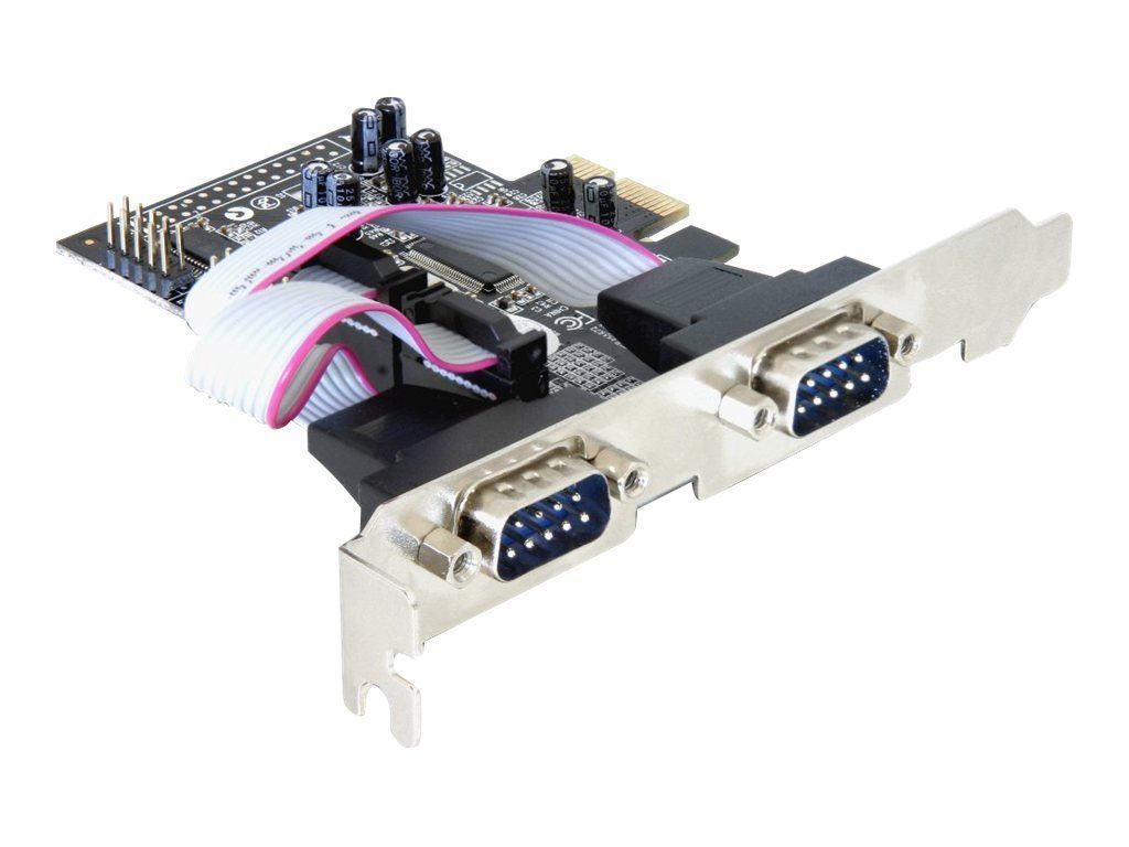 DELOCK PCI Express Karte 4 x Seriell Netzwerk-Adapter