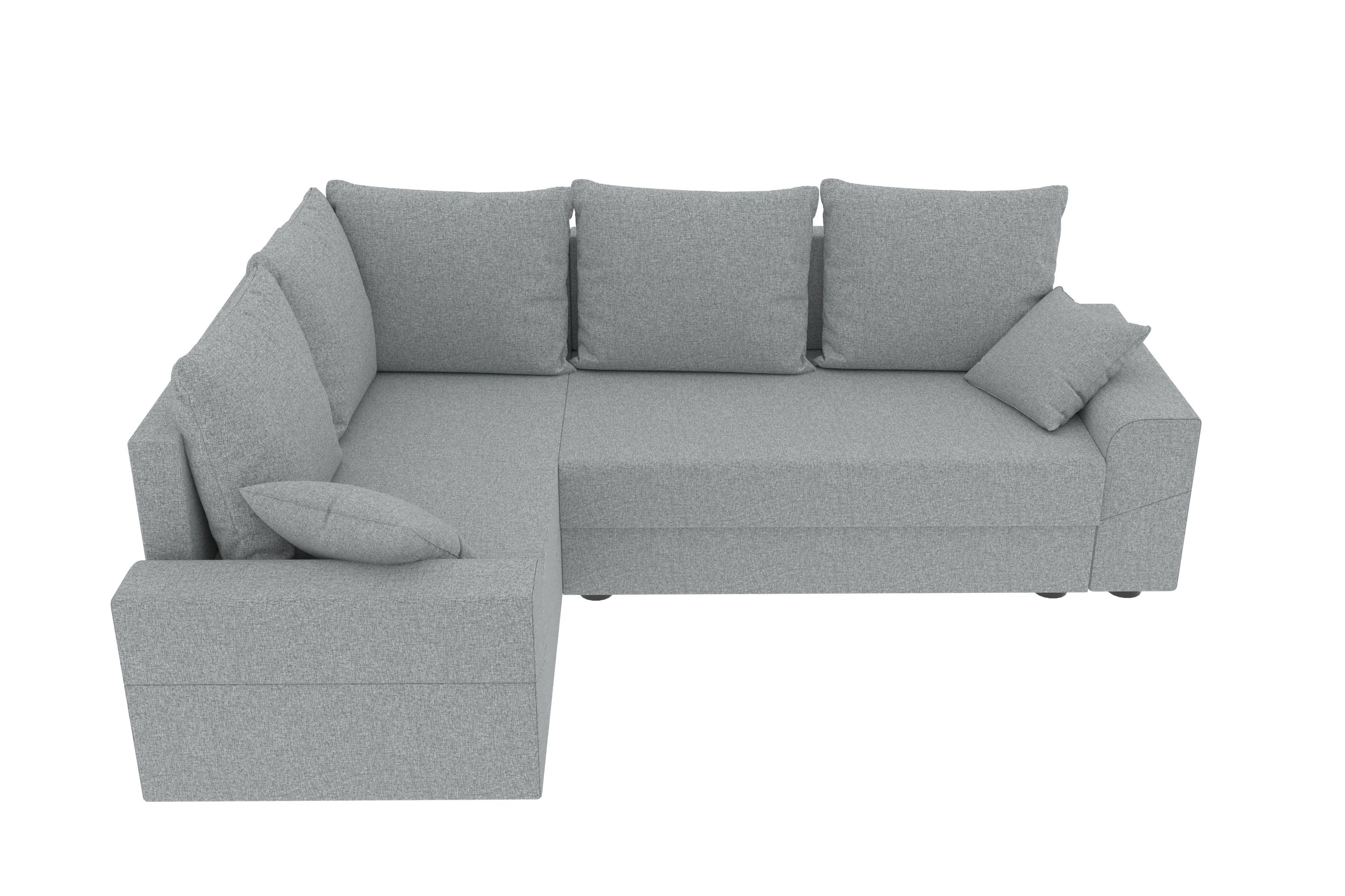 Eckcouch, mit Ecksofa mit Montero, Stylefy Bettfunktion, Bettkasten, L-Form, Modern Design Sofa, Sitzkomfort,