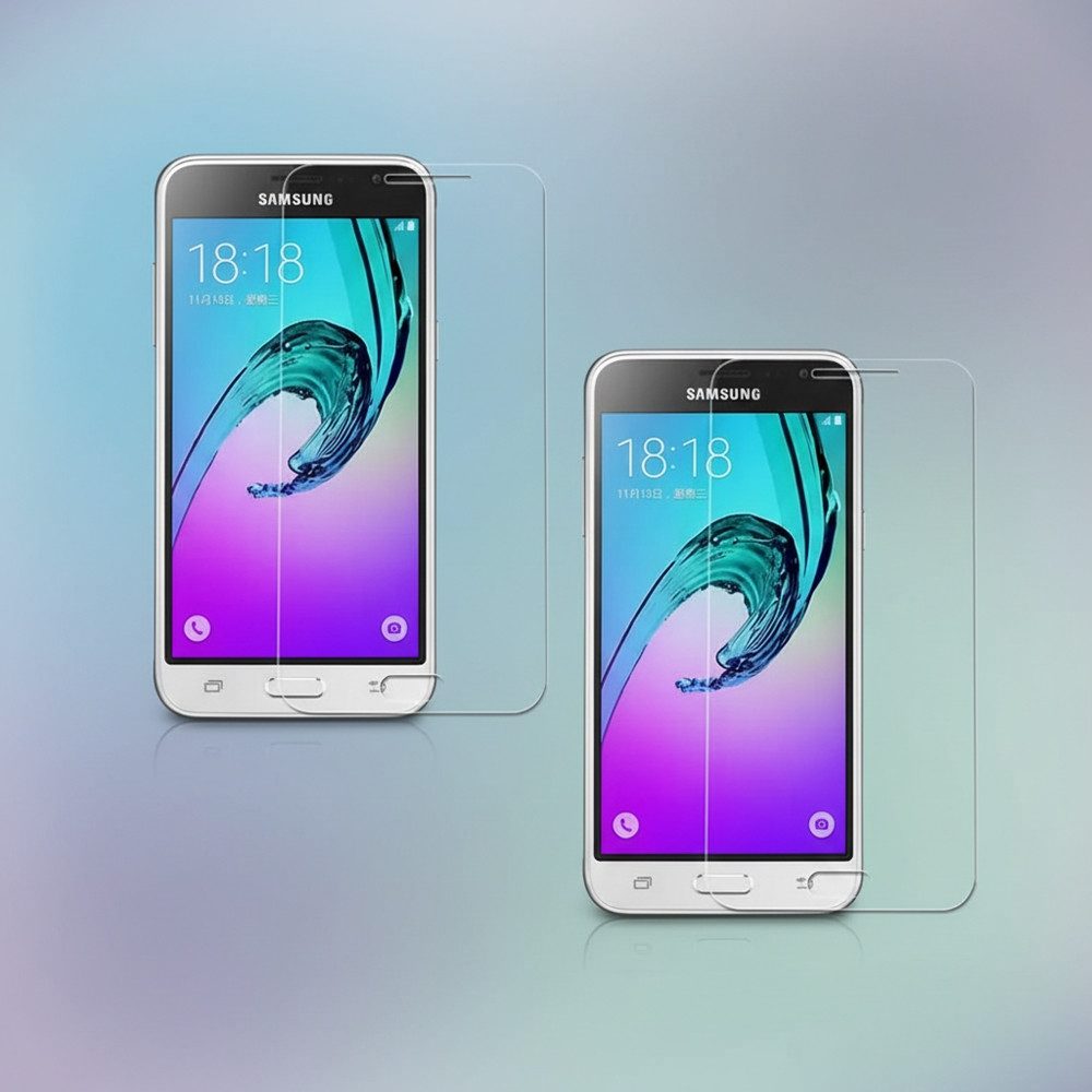 Feel2Home Handyhülle 2X Panzerfolie Displayschutz Samsung Galaxy J13 Smartphone Protect 9H, Panzerglas