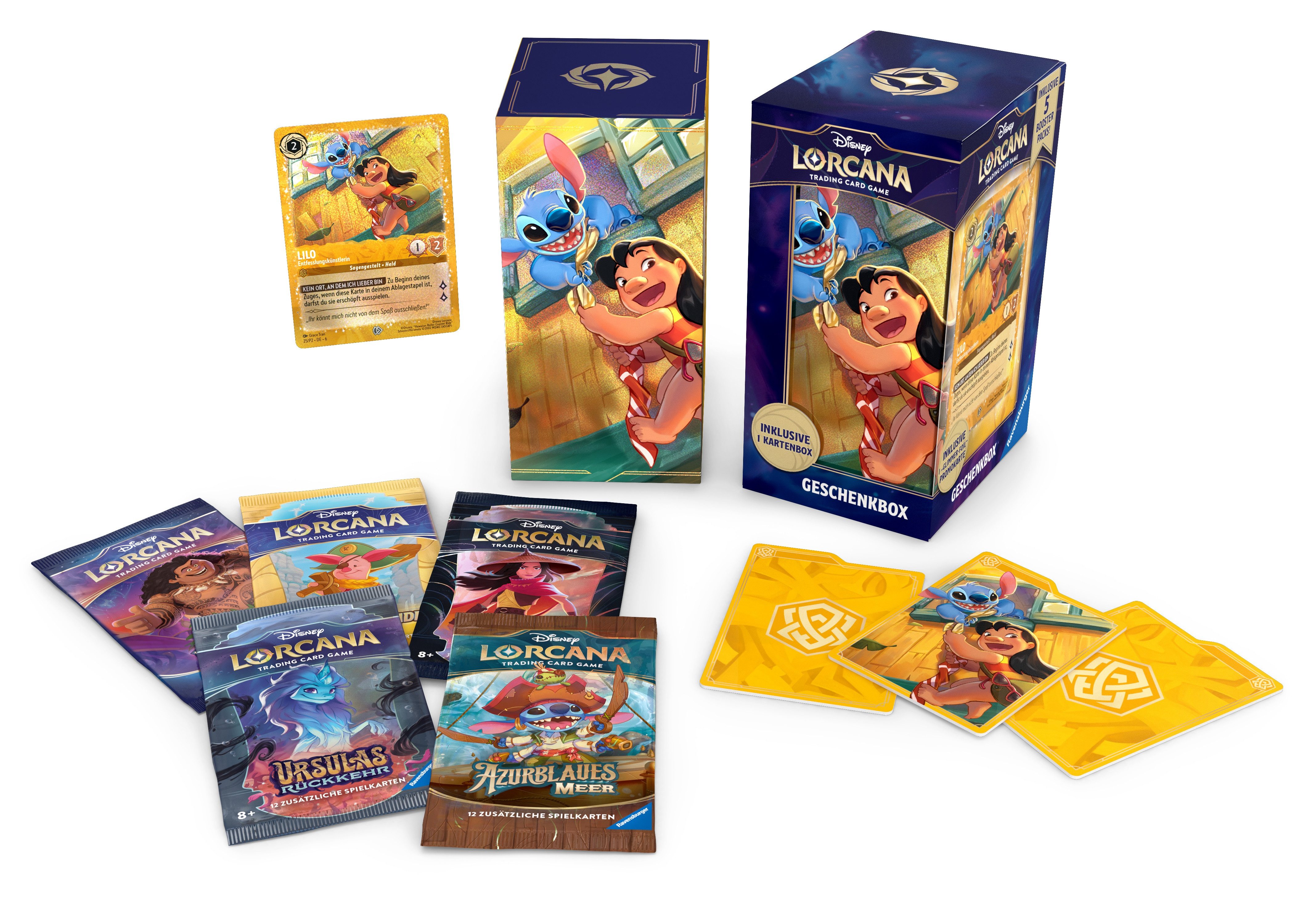 Ravensburger Sammelkarte Lorcana Archazias Insel Lilo Geschenkbox (Deutsch)