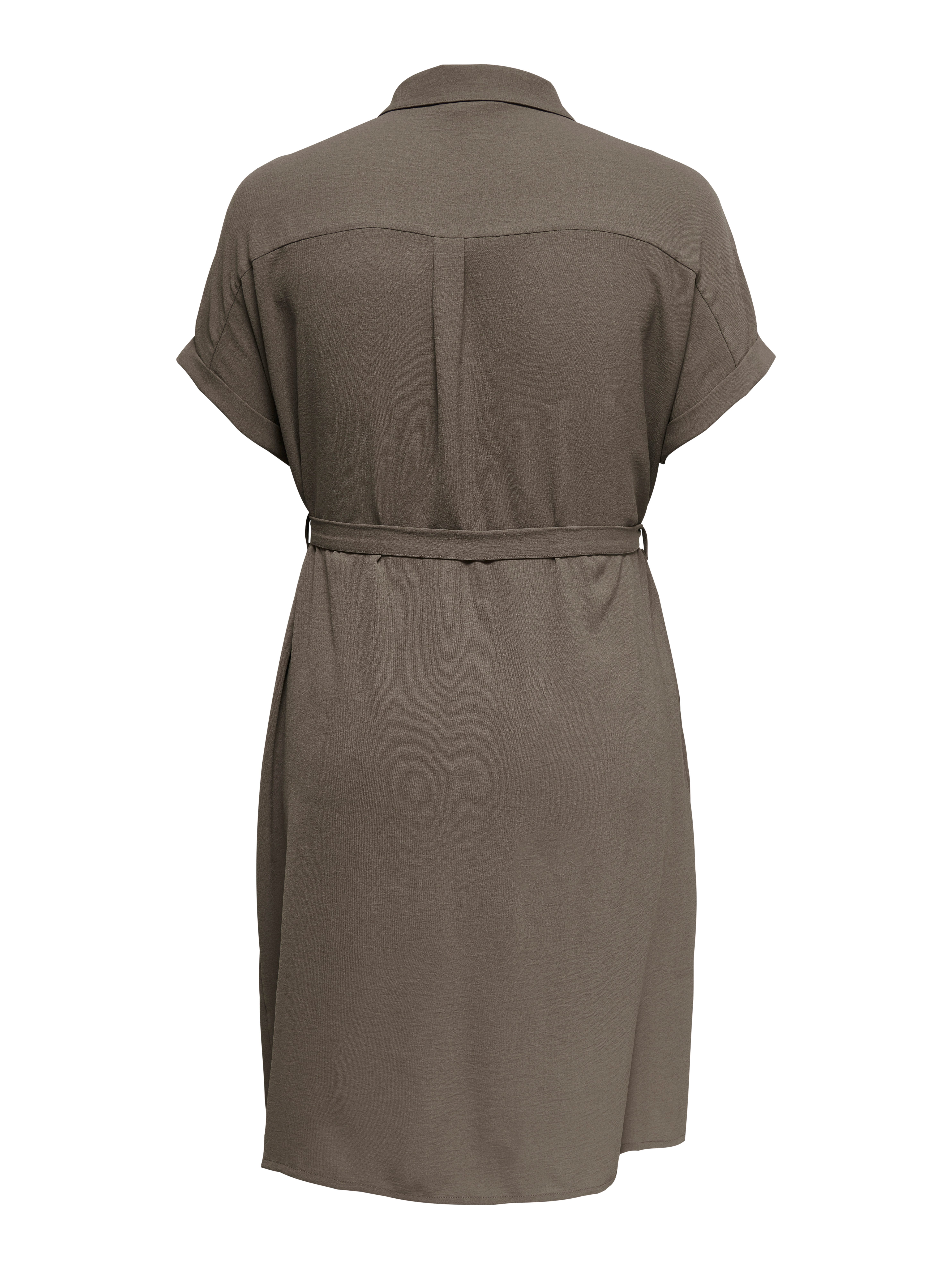 ONLY CARMAKOMA Hemdblusenkleid CARMETTA S/S V-NECK SH DRESS WVN NOOS Sommer günstig online kaufen