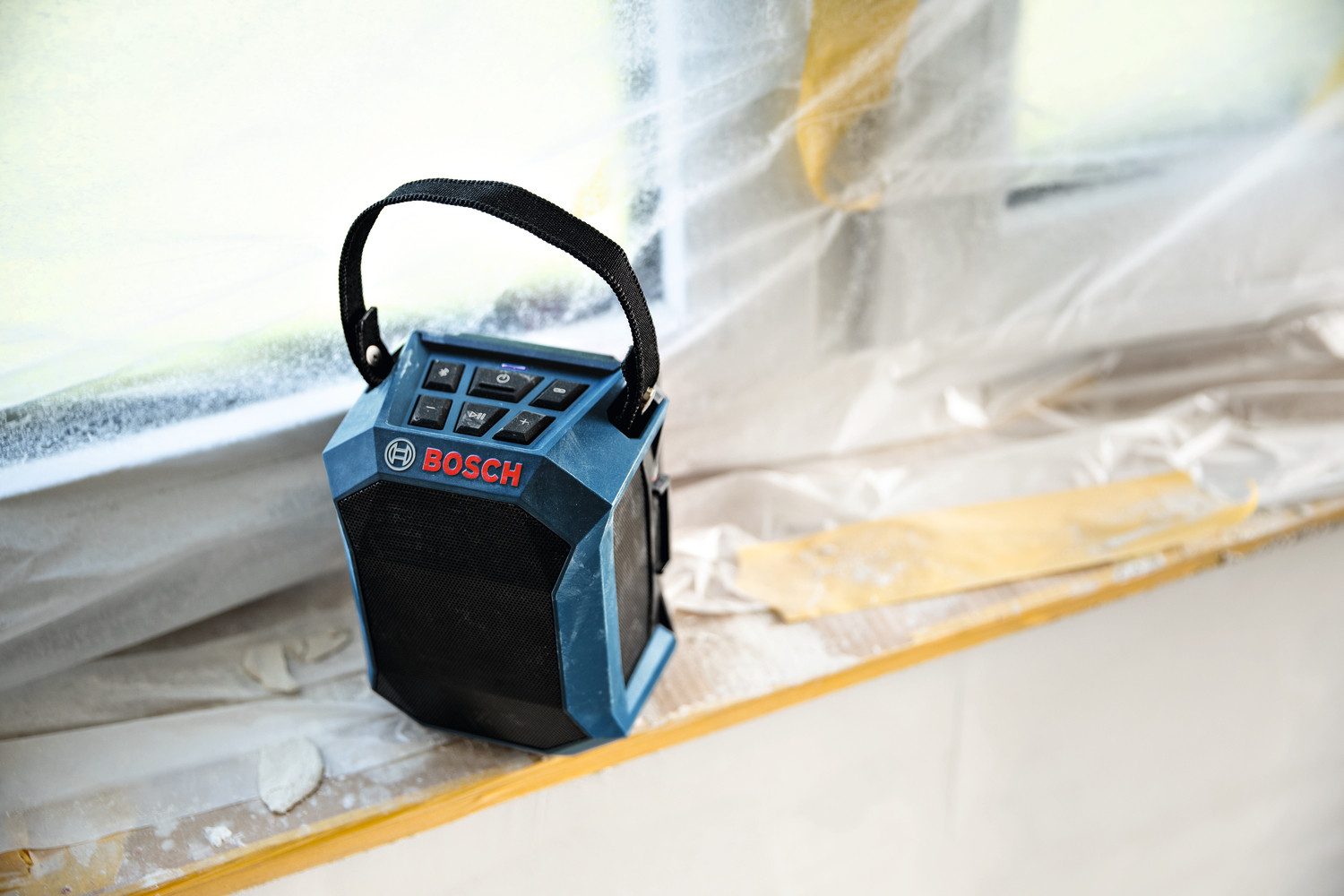 Bosch Professional GPB 18V-1 C Professional solo Bluetooth-Lautsprecher (inkl. Batterieabdeckung, ohne Akku und Ladegerät)