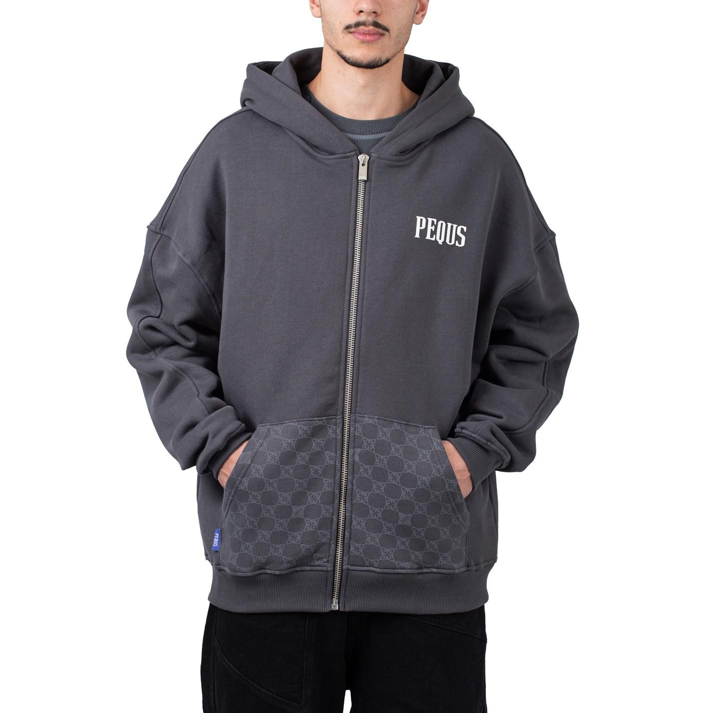 PEQUS Kapuzenpullover Pequs Aether Monogram Zip Hoodie