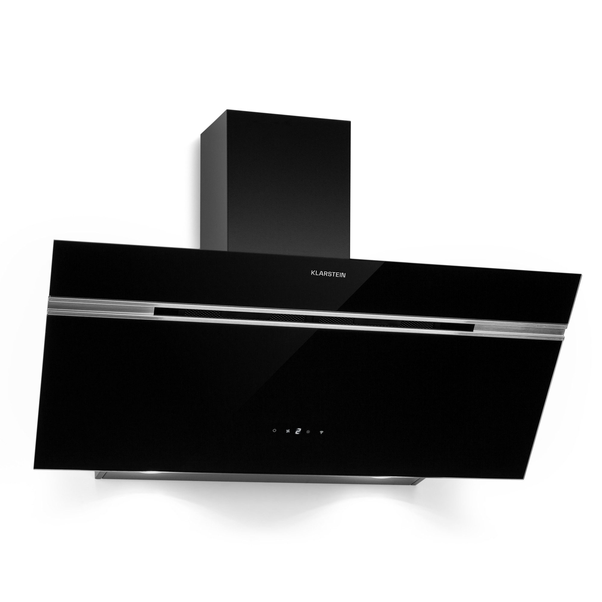 alina serie Klarstein Deckenhaube Alina Serie CGCH3-AlinaS-90BK Alina, Abzugshaube  kopffrei Abluft Umluft Haube Wand