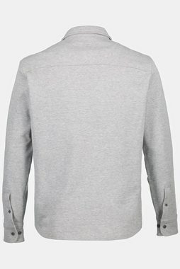 STHUGE Fleecejacke STHUGE Hemd Overshirt Sweat Langarm Modern Fit