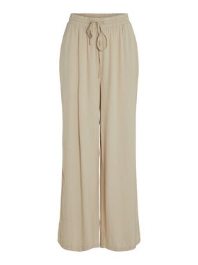 Vila Stoffhose Weite Stoff Hose 7/8 Wide Leg Trousers VIPRICIL 5190 in Grau