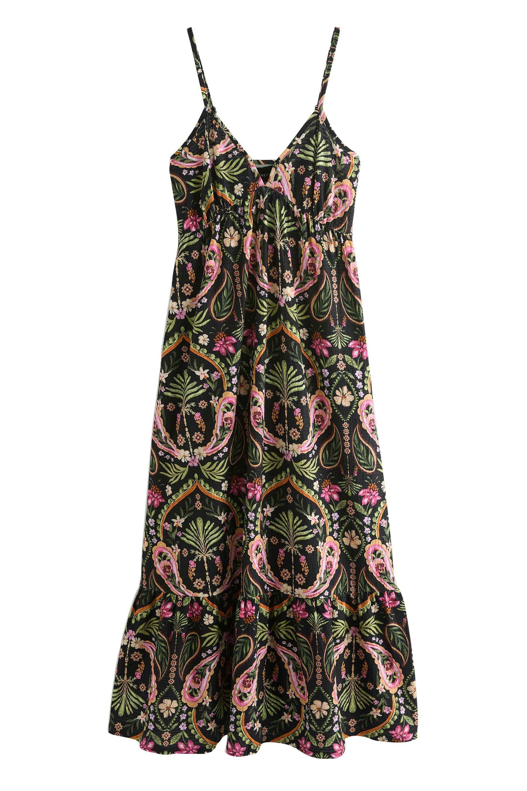 Next Midikleid Midikleid aus 100 % Baumwoll-Jersey (1-tlg) günstig online kaufen