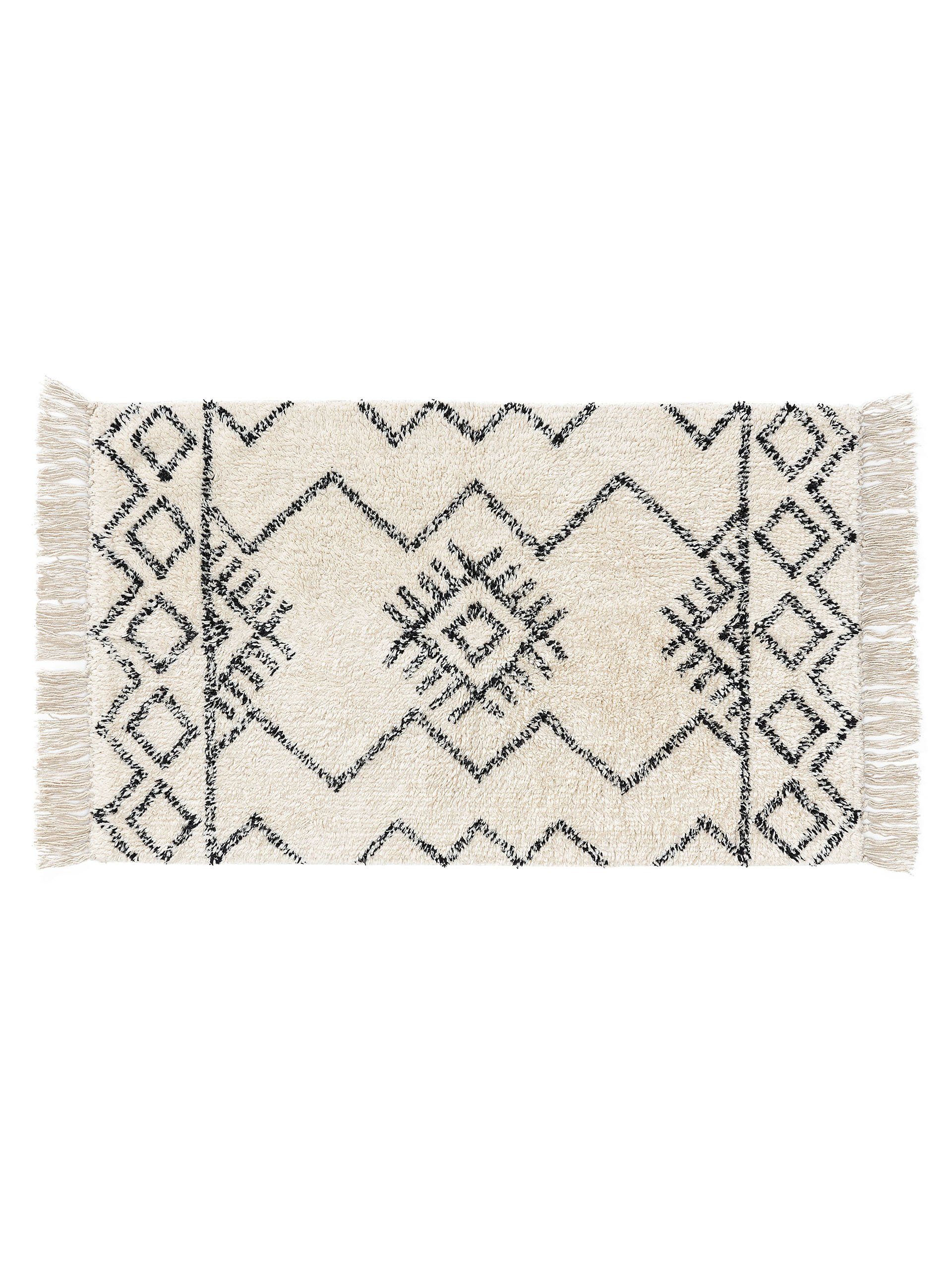 benuta Badematte Naomi, Höhe 6 mm, Baumwolle, rechteckig, 100% Baumwolle, h günstig online kaufen