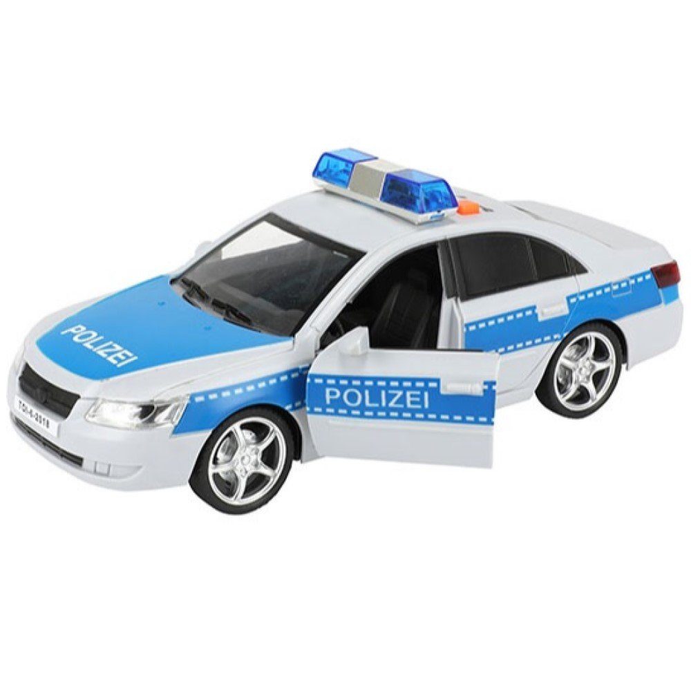 Toi-Toys Spielzeug-Krankenwagen Super Polizei Auto mit Licht Geräuschen und Rückzug