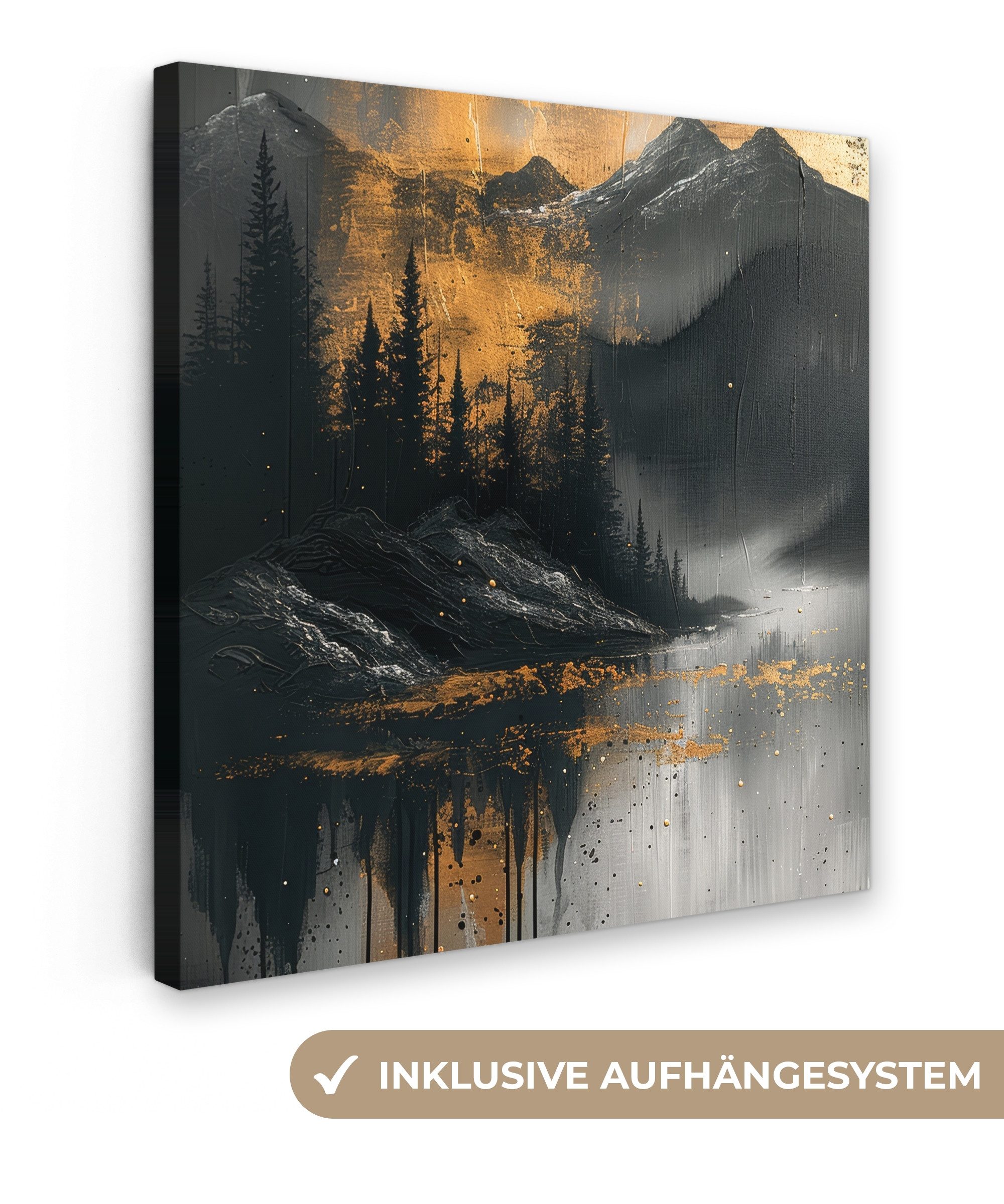 OneMillionCanvasses® Leinwandbild Natur - Abstrakt - günstig online kaufen