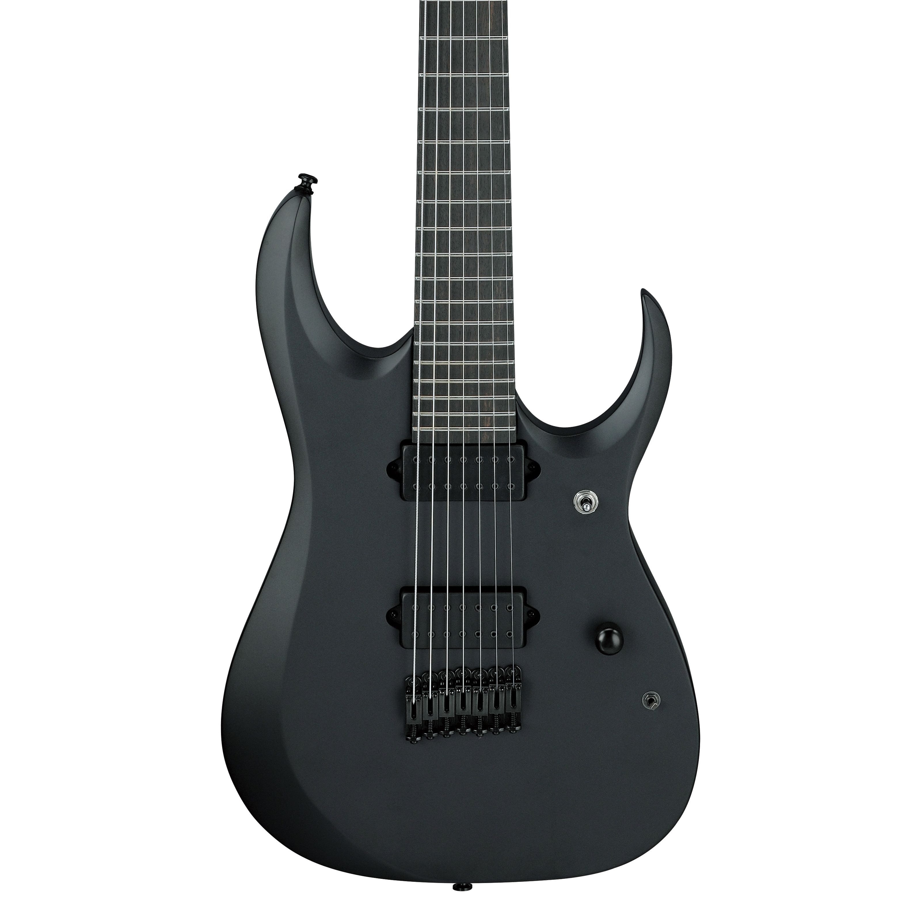 Ibanez E-Gitarre, E-Gitarren, Ibanez Modelle, Iron Label RGDRB71-BKF Black Flat - E-Gitarre