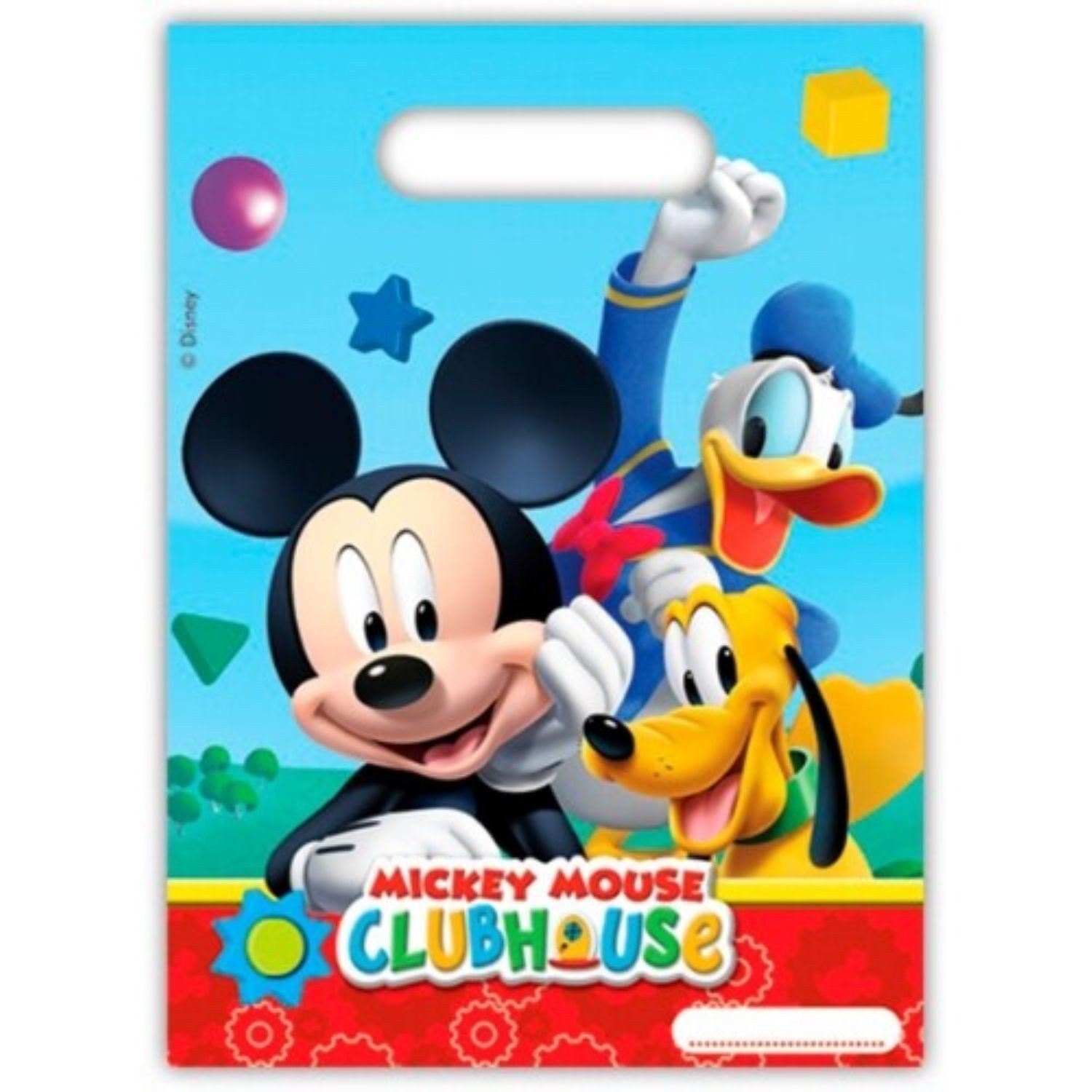 Procos Geschenkpapier Geschenktüten Mickey Mouse, 6 Stück