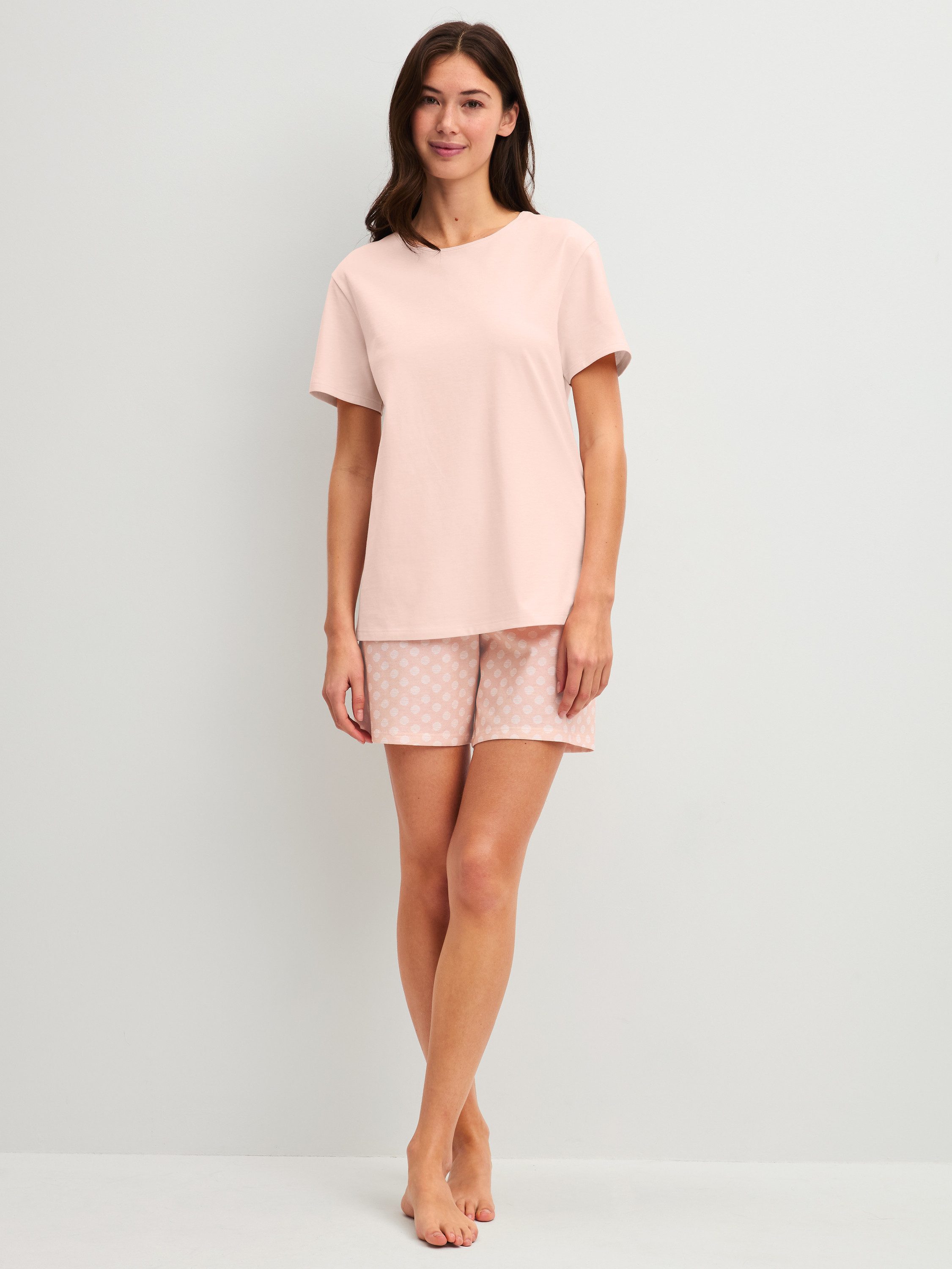 CALIDA Shorty Easter Nights Damen (2 tlg) 100% Baumwolle, hautfreundlich, pflegeleicht