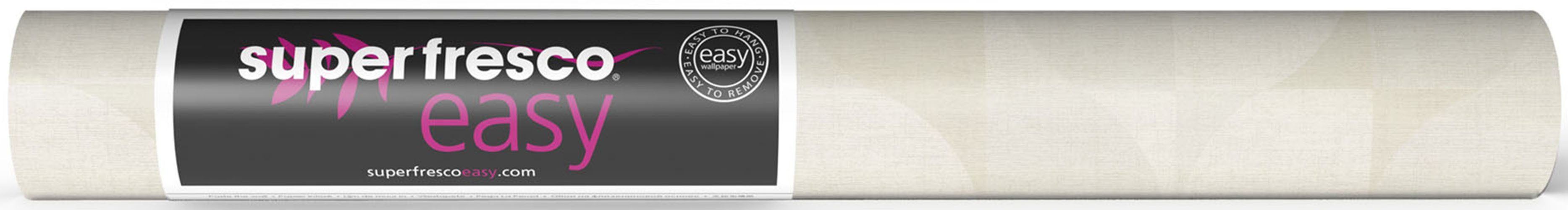Superfresco Easy Vliestapete Wilger Weiss 10mx52cm, glatt, 3D-Optik, (1 St), Wilger 1000x52cm