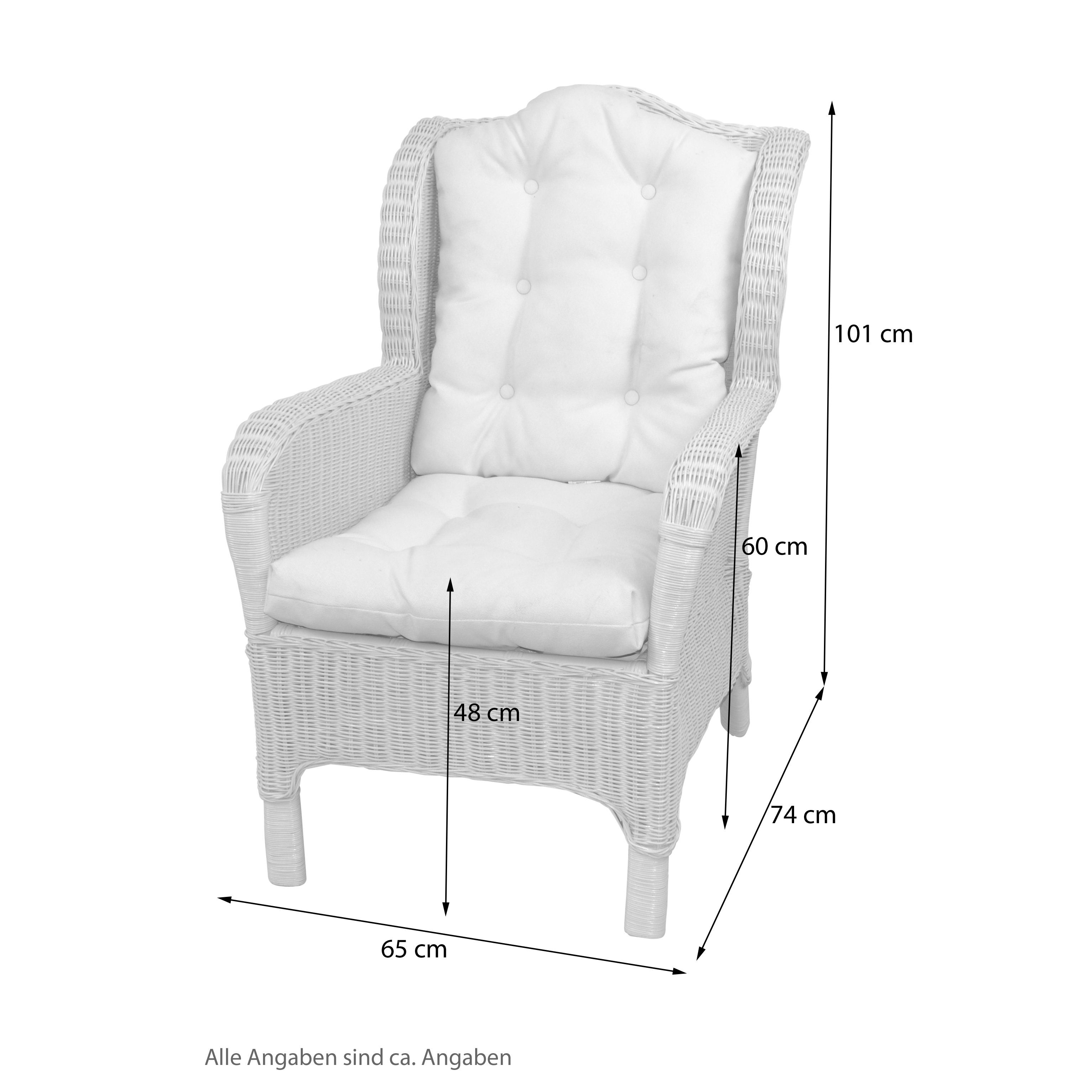 moebel-direkt-online Ohrensessel Linda (Spar-Set, Sessel Kissenauflage) inklusive braun