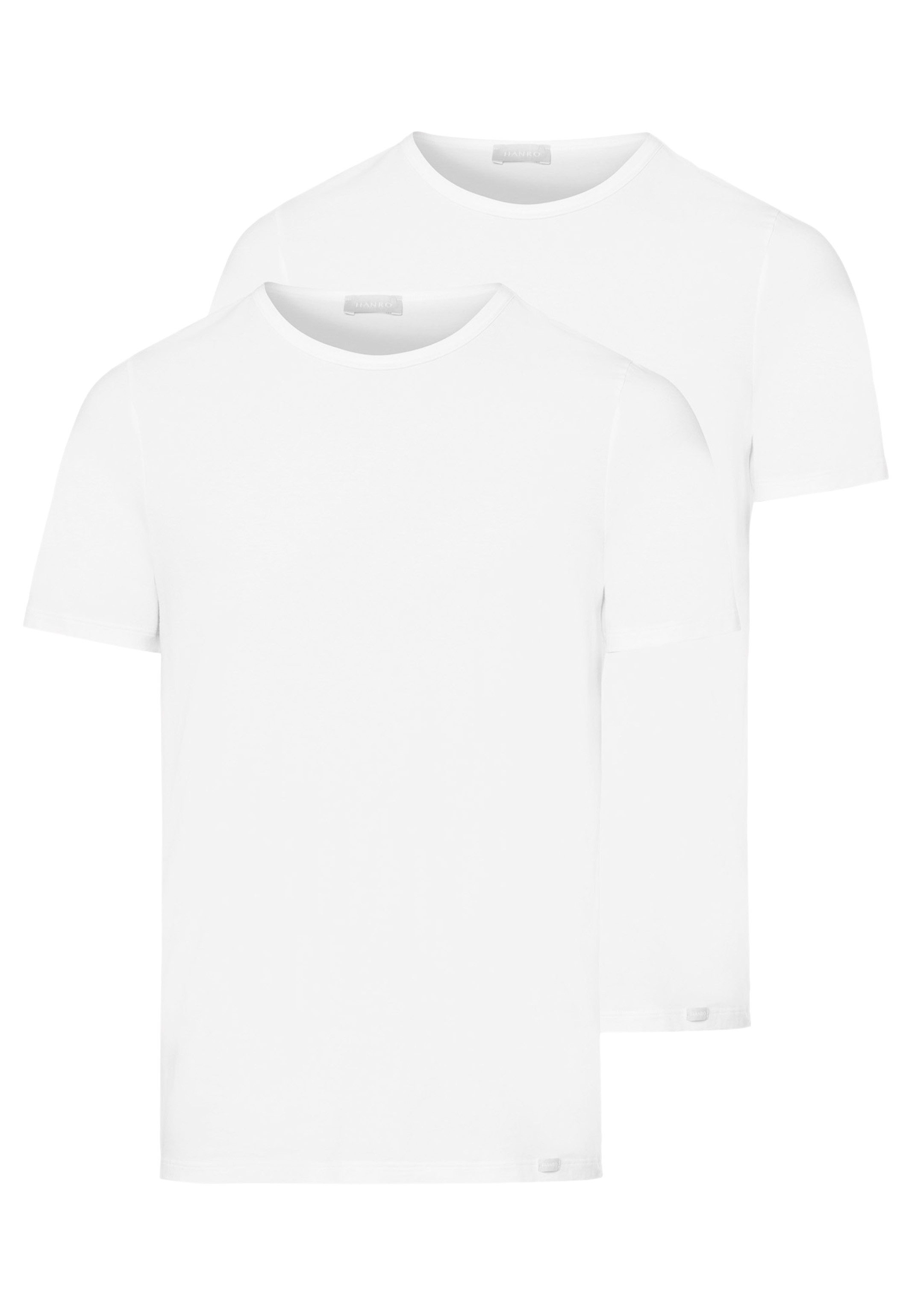 Hanro Unterhemd Shirts 1/2 Arm TwoPack (Spar-Set, 2-St) Unterhemd / Shirt Kurzarm - Baumwolle - Atmungsaktiv