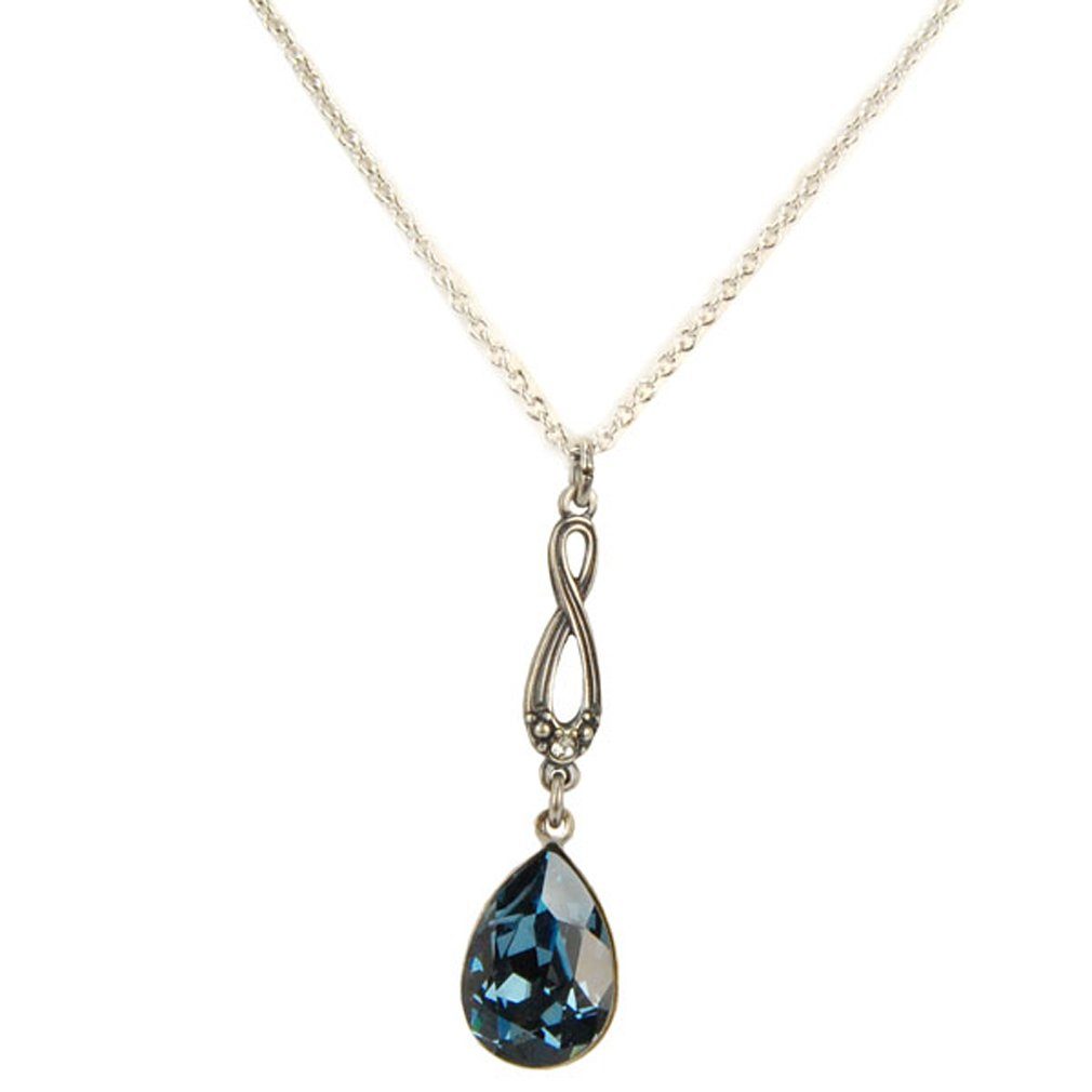 Krikor® Collection Kette mit Anhänger 8201 (Set, 1-tlg), Kette mit einem Tropfen-Anhänger, made in germany