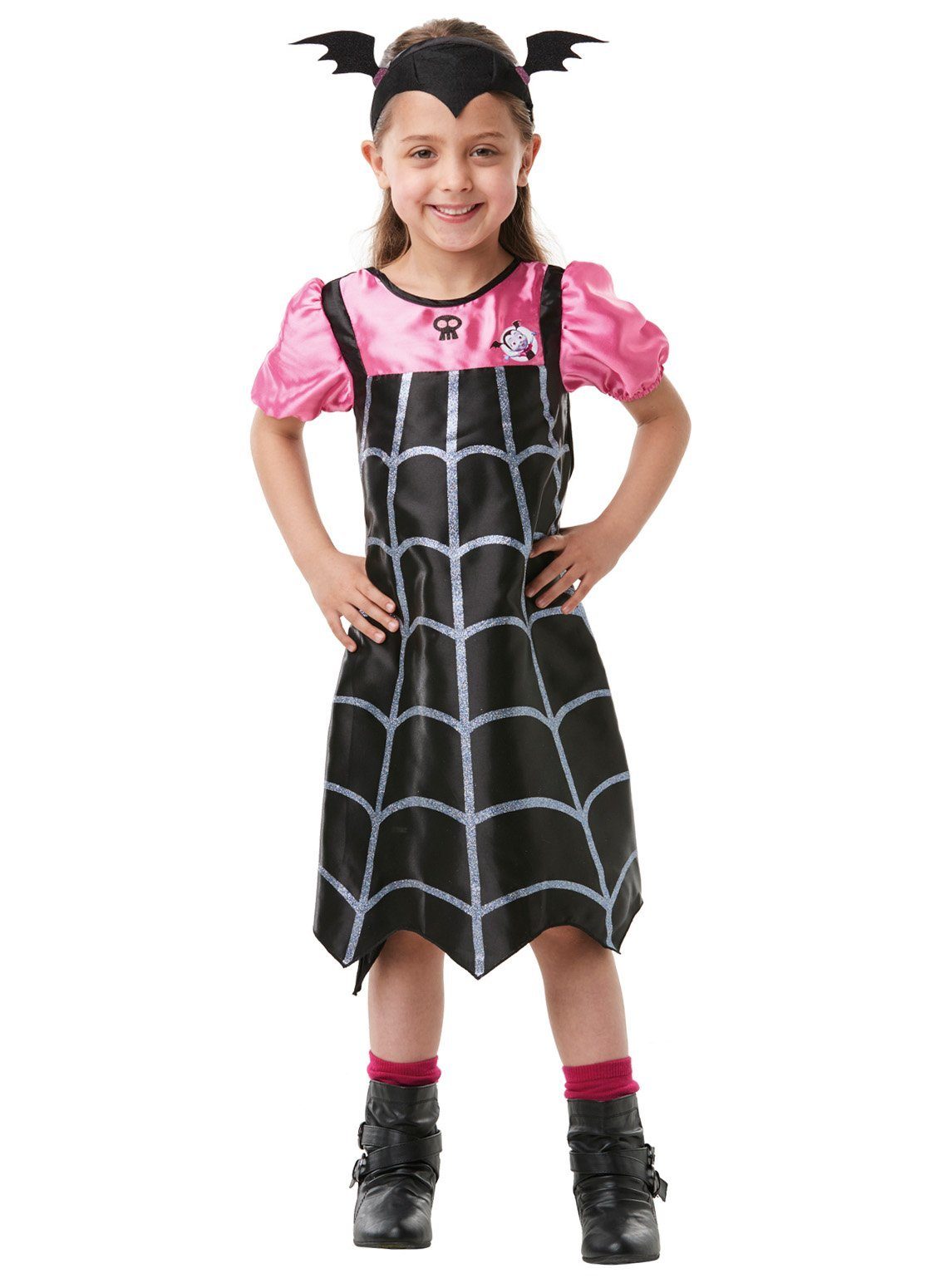 Rubie´s Vampir-Kostüm Disney's Vampirina - Fledermaus Kleid Kinderkostüm, Süßes Kostüm der kleinen Vampirin aus der Animationsserie