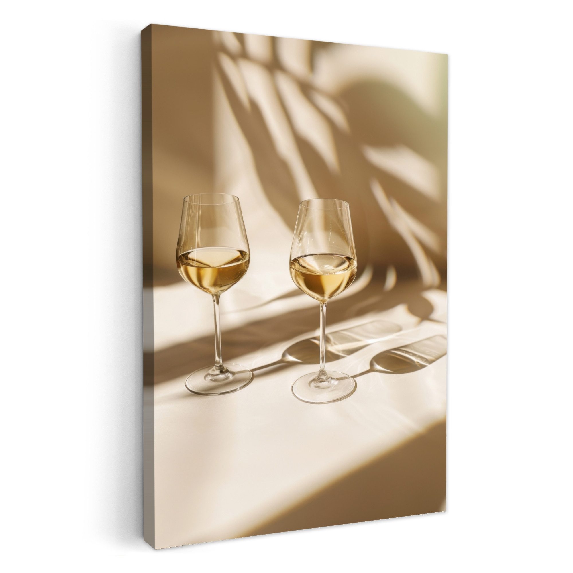 OneMillionCanvasses® Leinwandbild Wein - Weingläser - günstig online kaufen
