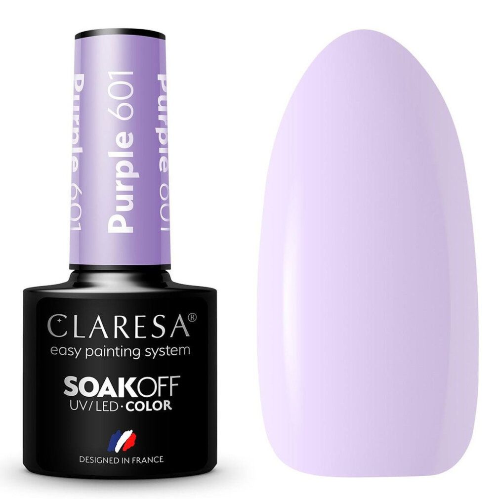 Claresa Nagellack CLARESA Soak Off UV/LED Lila Hybridlack 601