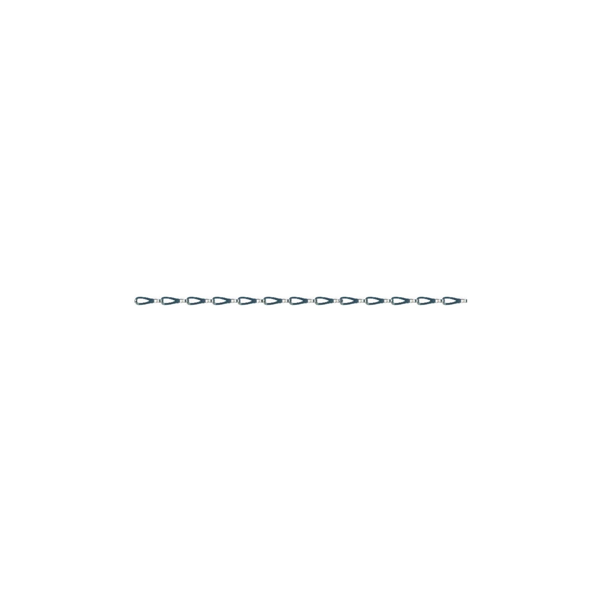 Contorion Ohrring und Ketten Set PÖSAMO Pattentkette mess.-verch. 0,4mm Ro.50m (130x60) 50 Stk