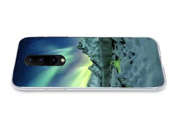 MuchoWow Handyhülle Meer - Eis - Nordlicht - Winter - Natur, Phone Case, Handyhülle OnePlus 7 Pro, Silikon, Schutzhülle
