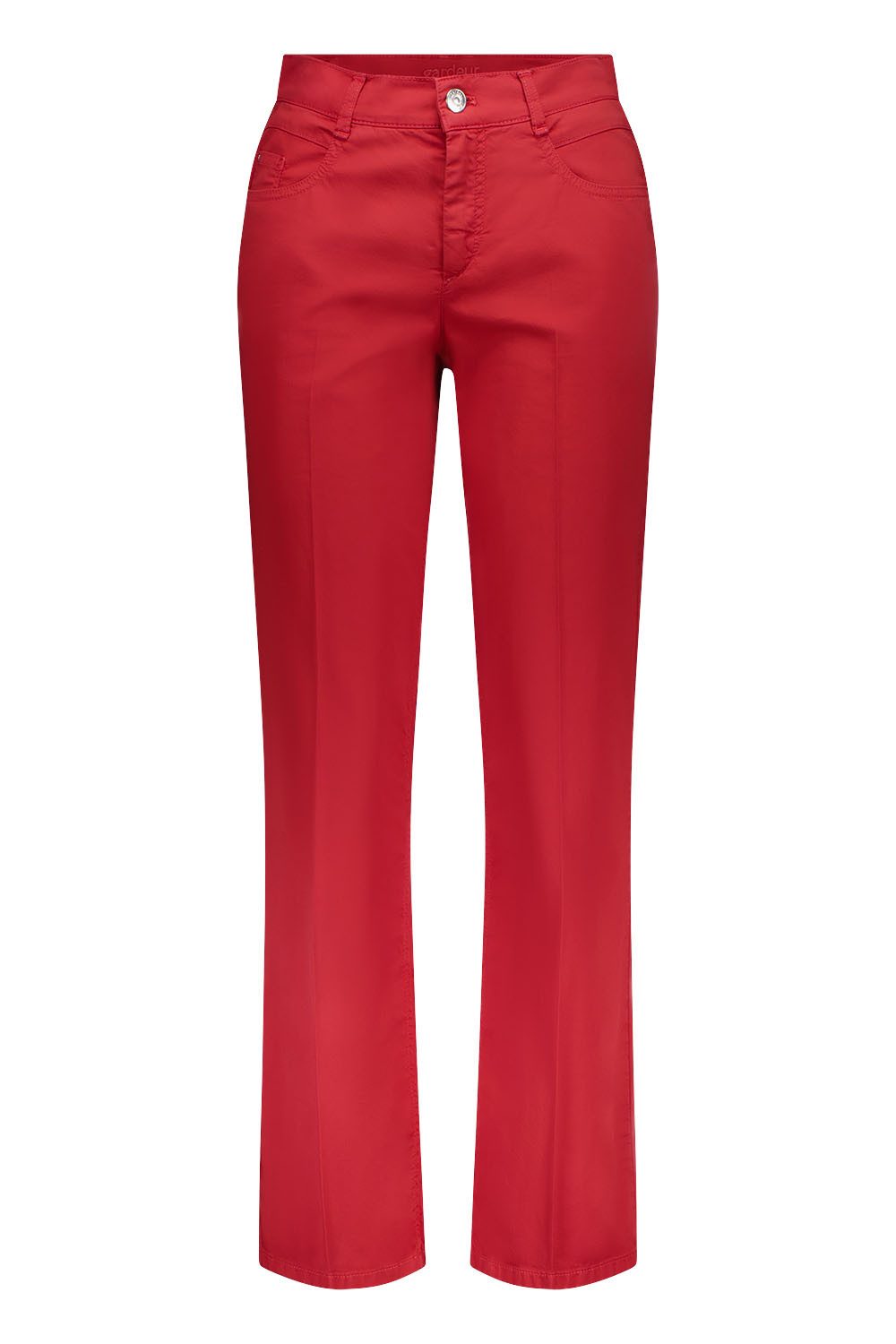 Atelier GARDEUR Bootcut-Jeans ZURI123-80661-4036 Slim Fit Damenhose rot, Bootcut, verkürzt Baumwoll-Stretch mit verkürztem Bootcut und 5-Pocket-Details