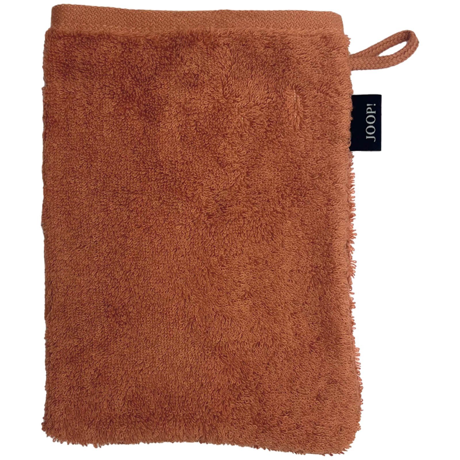 JOOP! Handtuch Waschhandschuh Classic Doubleface Kupfer 1600 38, Walkfrotti günstig online kaufen
