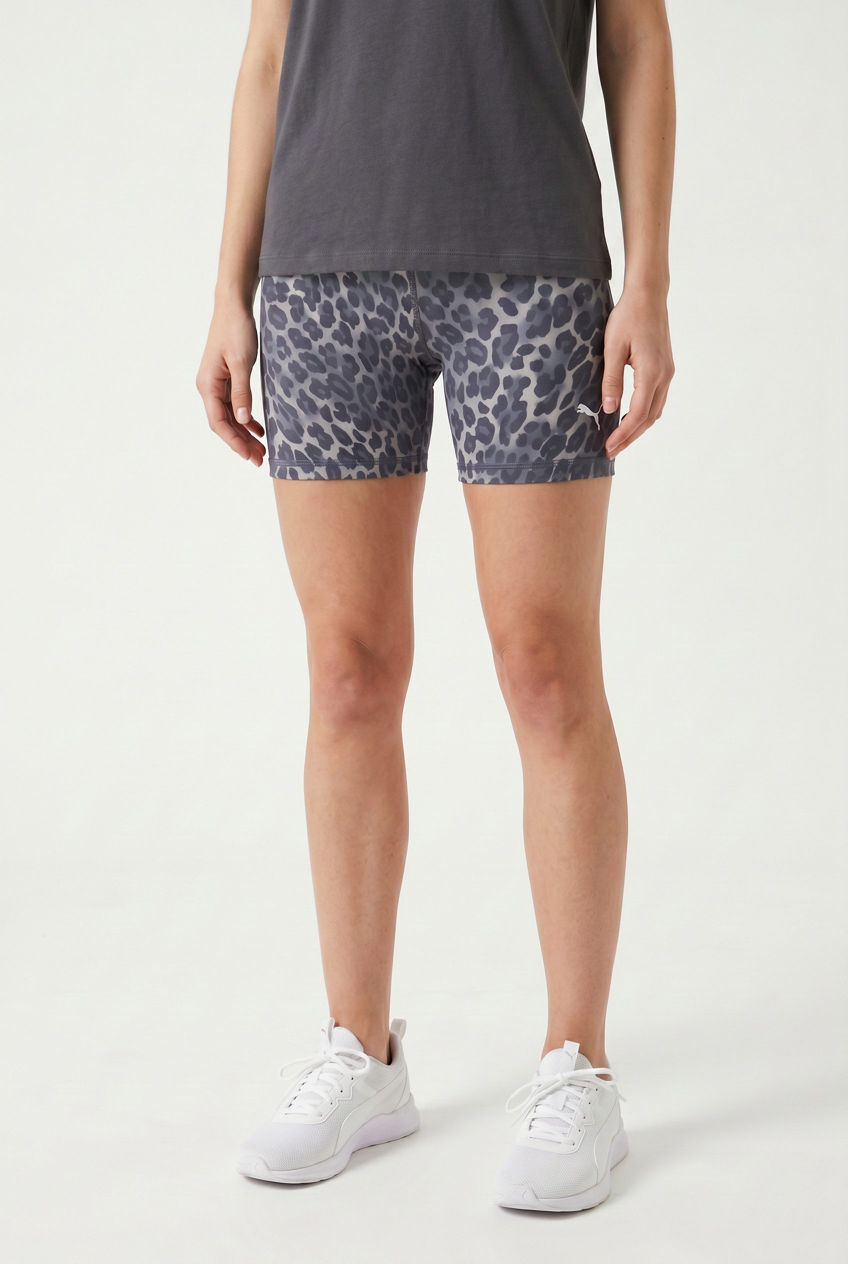 PUMA Trainingsshorts W TAD ESSENTIAL SPOTTED HAZE SHORT TIGHT - HW 5 für Sportmode, atmungsaktiv, funktional