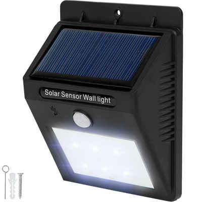 tectake LED Gartenstrahler LED Solar Leuchte mit Bewegungsmelder, Bewegungsmelder, LED, Energiesparend