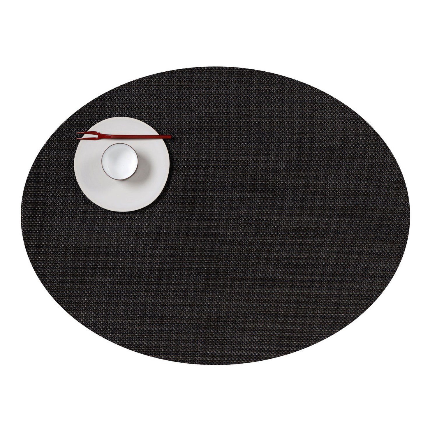 Chilewich Platzset Mini Basketweave Oval Espresso, (1-St)