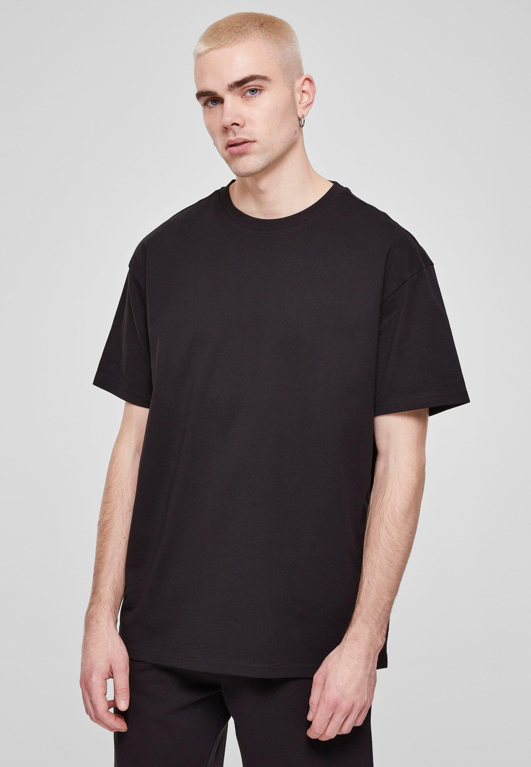 URBAN CLASSICS T-Shirt Heavy (1-tlg) white Herren Tee Ovesized 2-Pack black