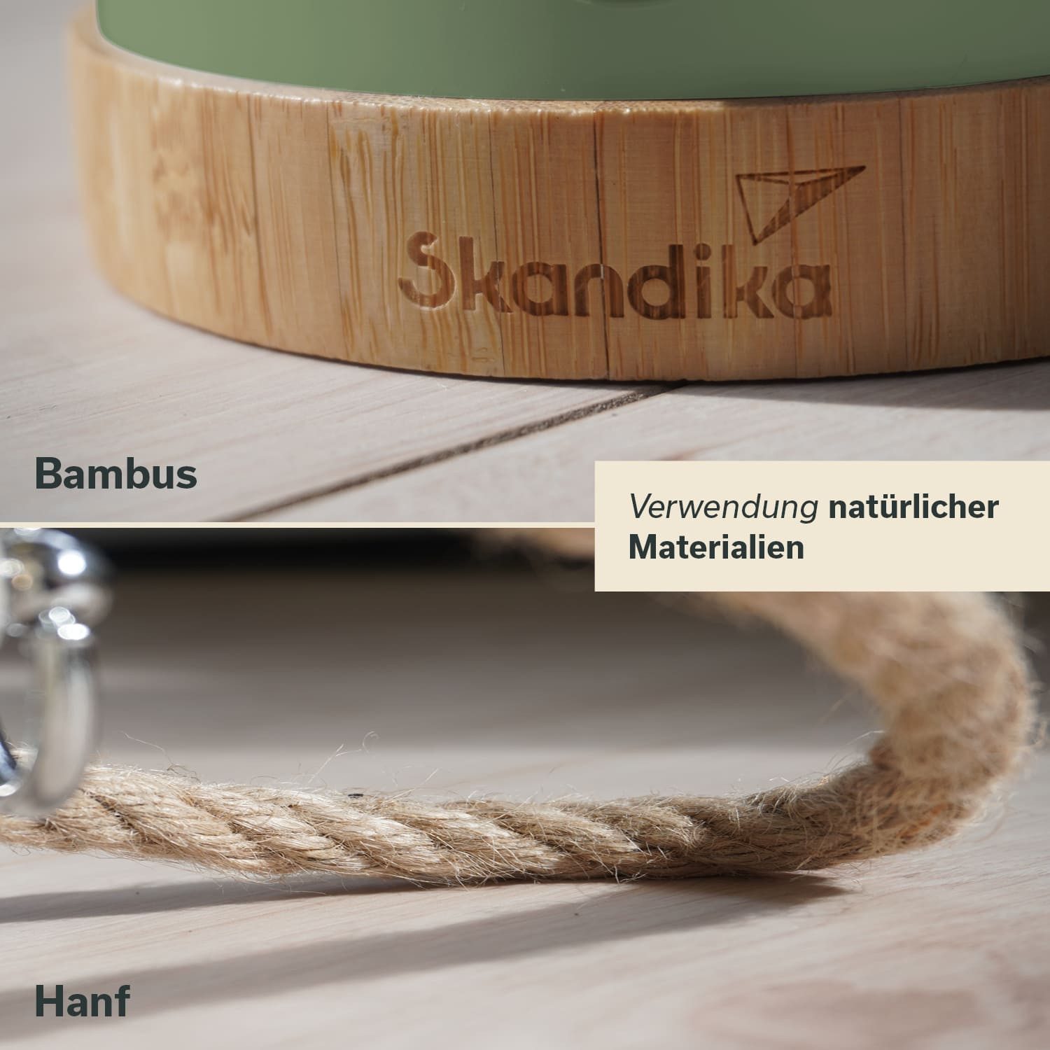 Skandika LED Gartenleuchte Campinglampe Kiruna aufladbar mit Powerbank 5000 mAh, USB, Retro Outdoor Lampe, stufenlos dimmbar, kabellos, 75h Leuchtzeit, Akku