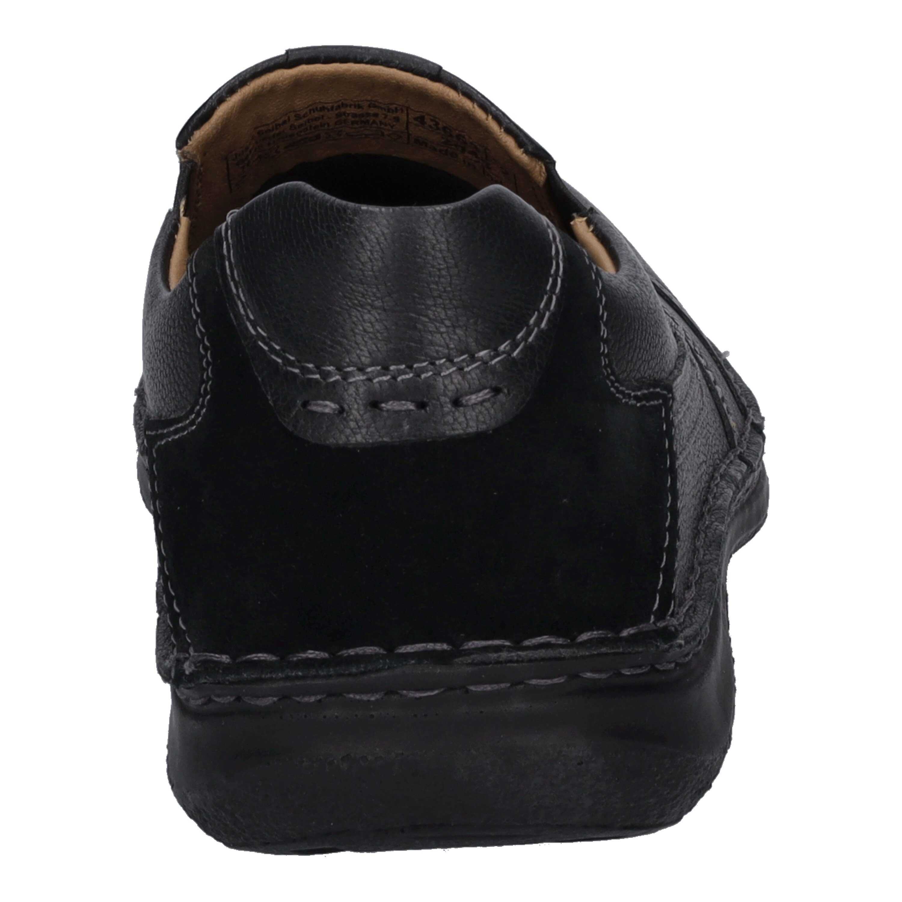 schwarz / Anvers Josef 238-100 Slipper schwarz 63, Seibel