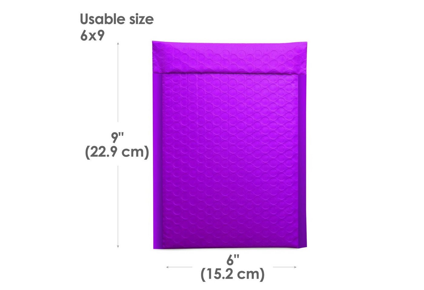Thumbnail - Switory Versandtasche, A5 Selbstversiegelnde Gepolsterte Umschläge, Poly Bubble Mailer, 15,3 cm x 26,9 cm, 50 Stücke