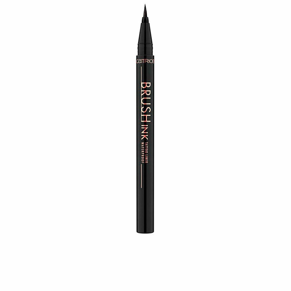 Catrice Eyeliner Brush Ink Tatto Liner Waterproof 010 Black 1ml, Damen