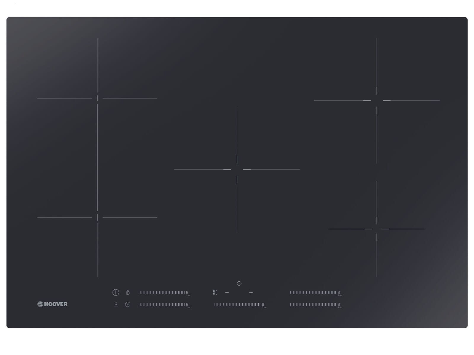 Hoover Induktions-Kochfeld 33803335, Timer, TouchControl-Bedienung