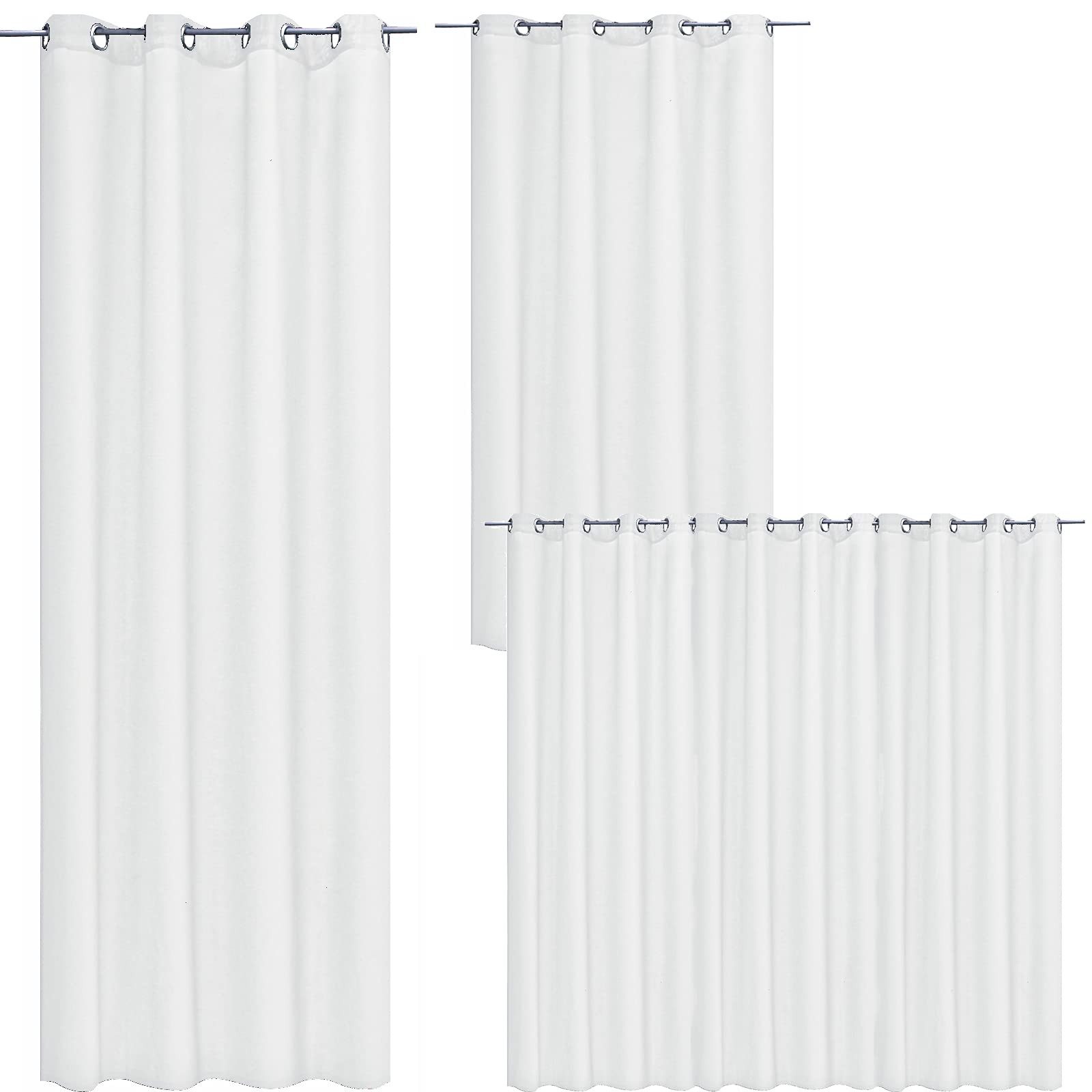 JEMIDI Gardine JEMIDI Blickdicht Vorhang Ösen Gardine Polyester Lang