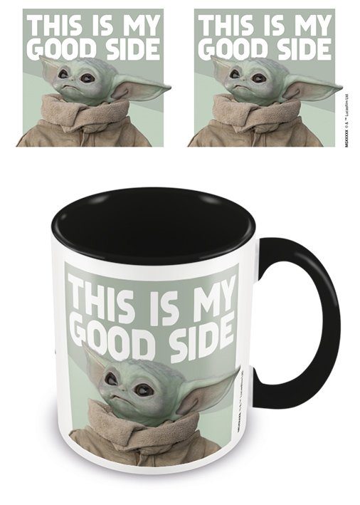 PYRAMID Tasse Tasse koloriert - Star Wars - Baby Yoda (Good Side), Keramik,  Mit dieser Tasse schmeckt der Kakao, Tee oder Kaffee noch besser! | Tassen