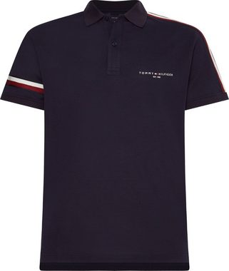 Tommy Hilfiger Poloshirt GLOBAL STRIPE SLEEVE REG POLO mit Streifenapplikationen am Ärmel