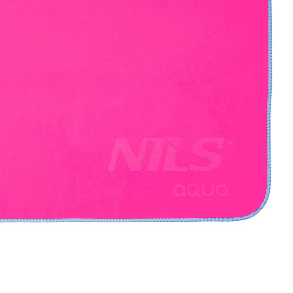 NILS AQUA Sporthandtuch Mikrofaserhandtuch 140x70 cm, Mikrofaser (Spar-Set, 1-St), Mit nur 216g sehr handlich, klein faltbar, platzsparend