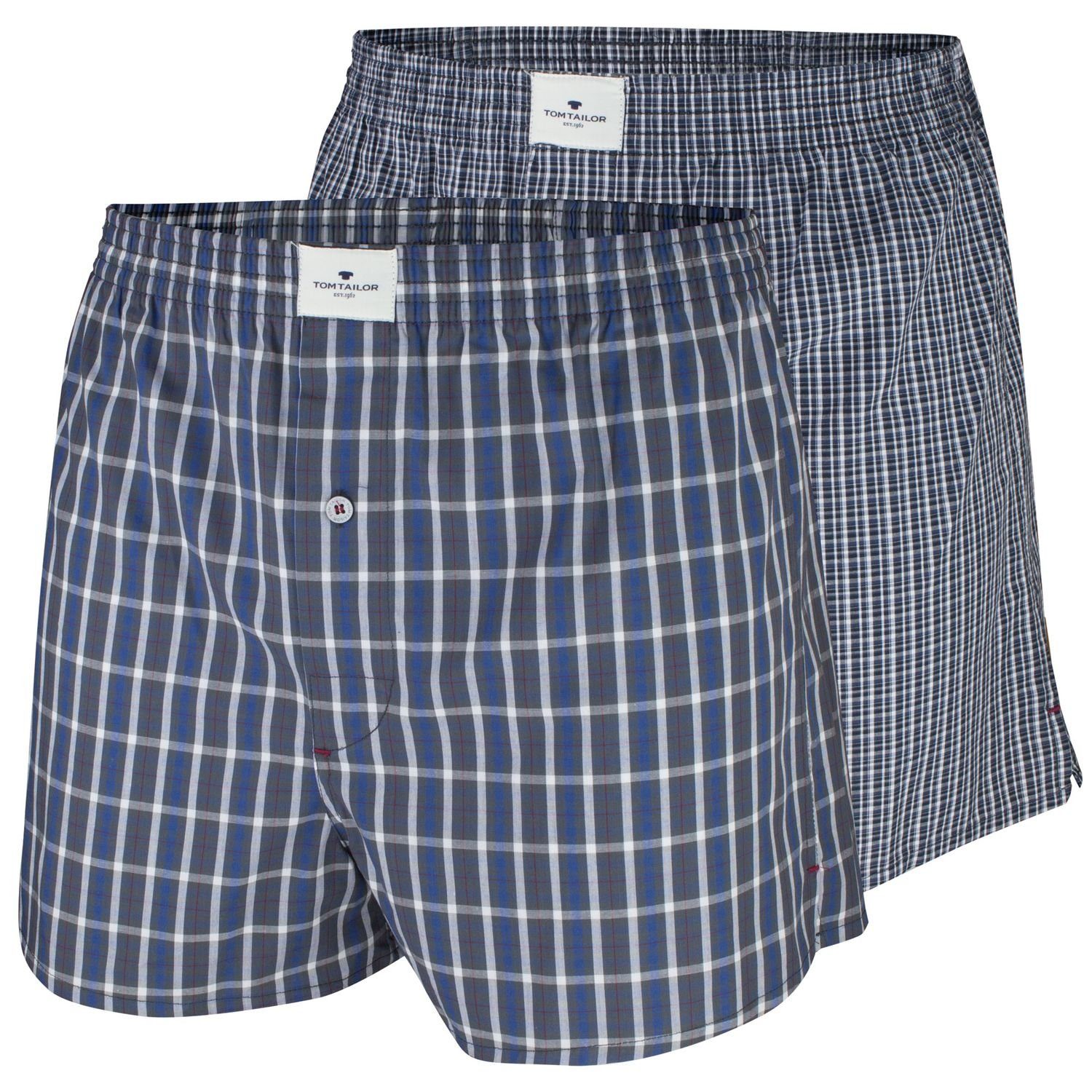 TOM TAILOR Boxershorts (2-St) Webboxer mit günstig online kaufen