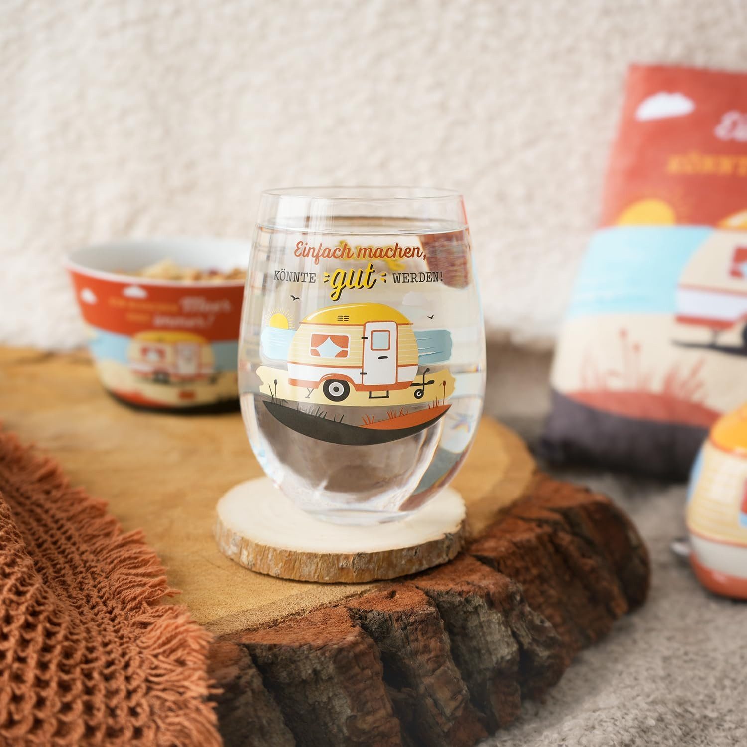 Sheepworld Gläser-Set Glas Trinkglas Wasserglas Saftglas Sheepworld Fernweh Meer 48419, Material: Glas