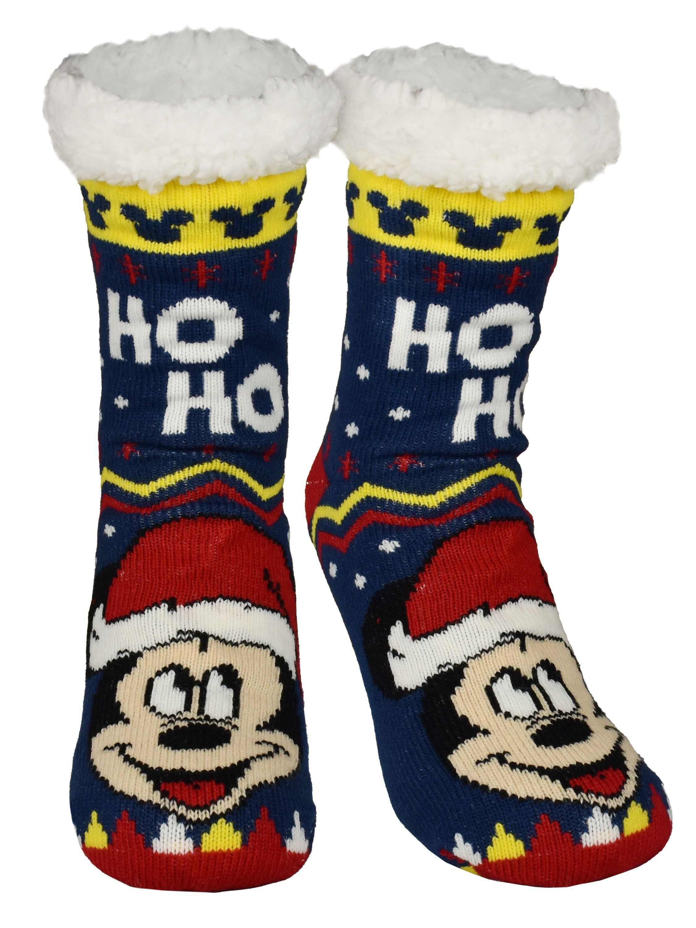 Haussocken Disney Mickey Mouse Hüttensocken Haussocken Kuschelsocken Socken