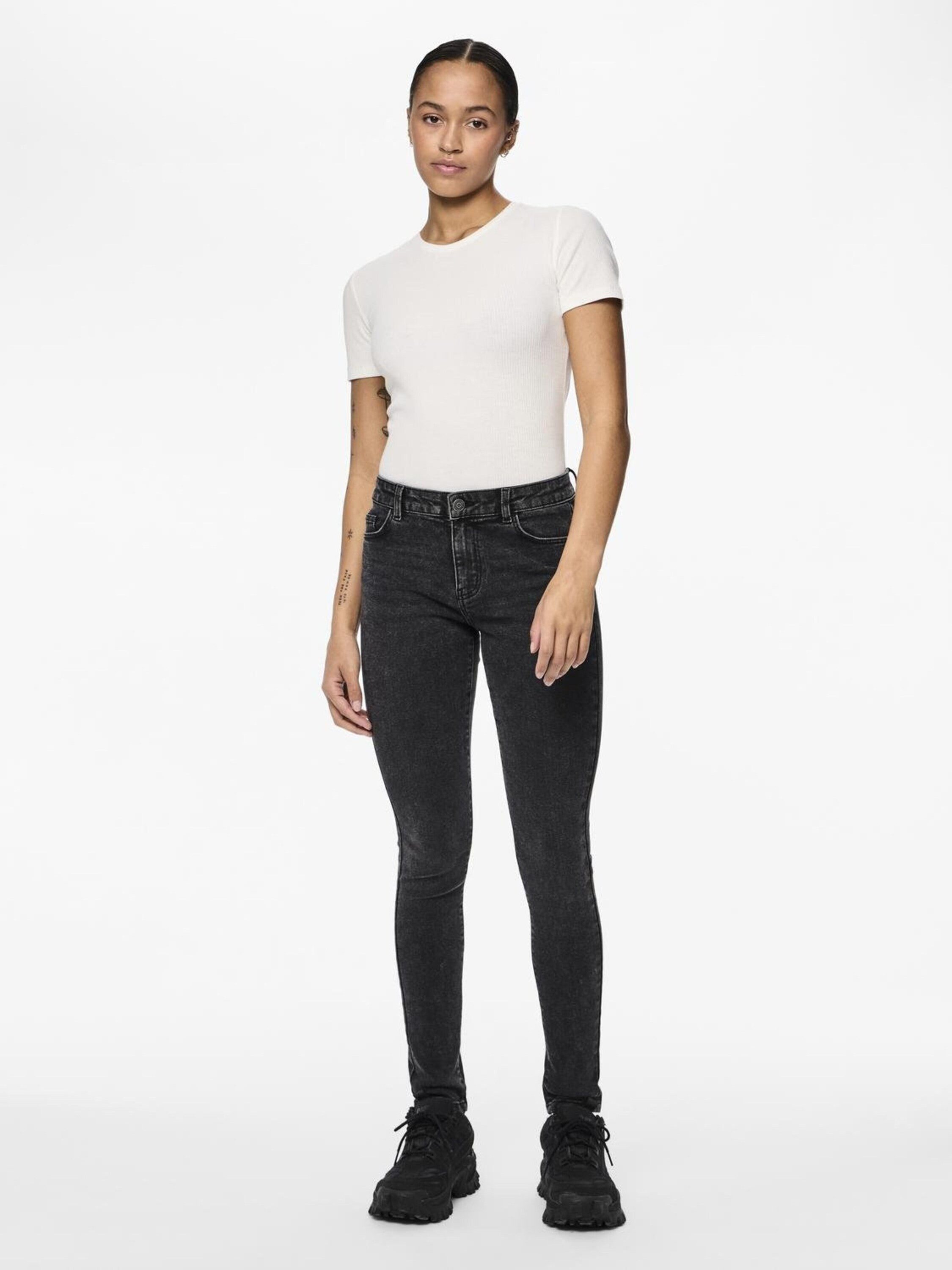 pieces Skinny-fit-Jeans PCDANA (1-tlg) Plain/ohne Details