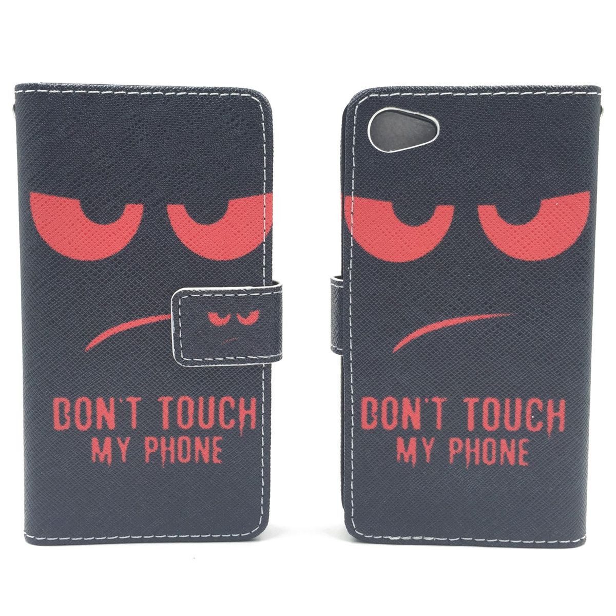 König Design Handyhülle Sony Xperia Z5 Compact, Sony Xperia Z5 Compact Handyhülle Bookcover Schwarz