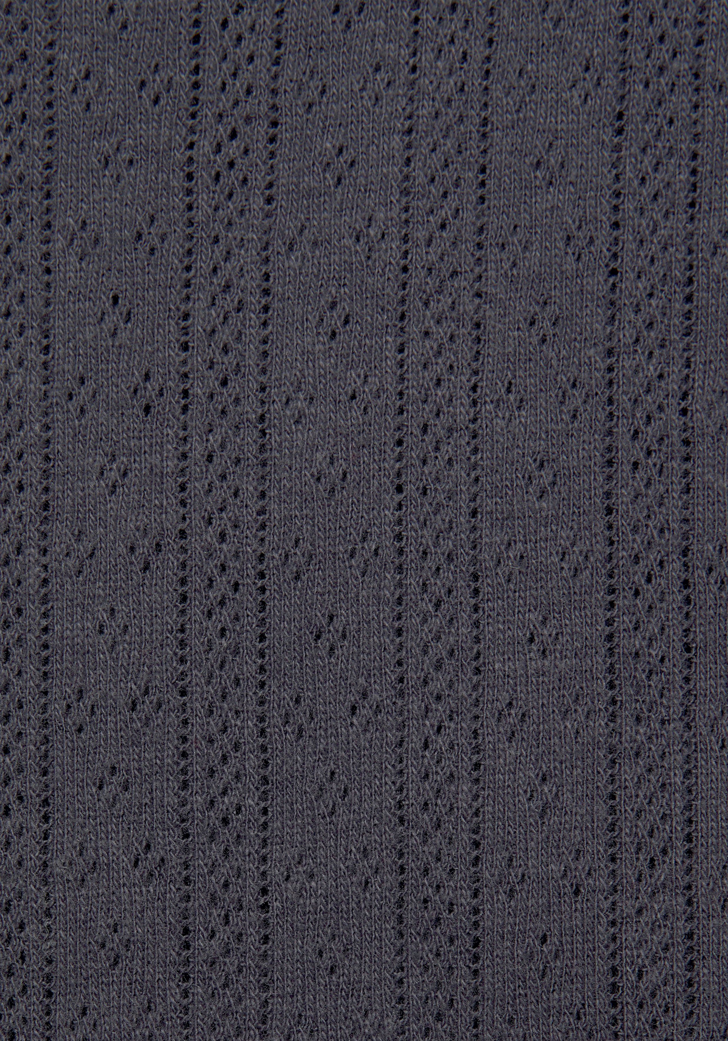 s.Oliver Pyjamaoberteil aus Ajour-Strick